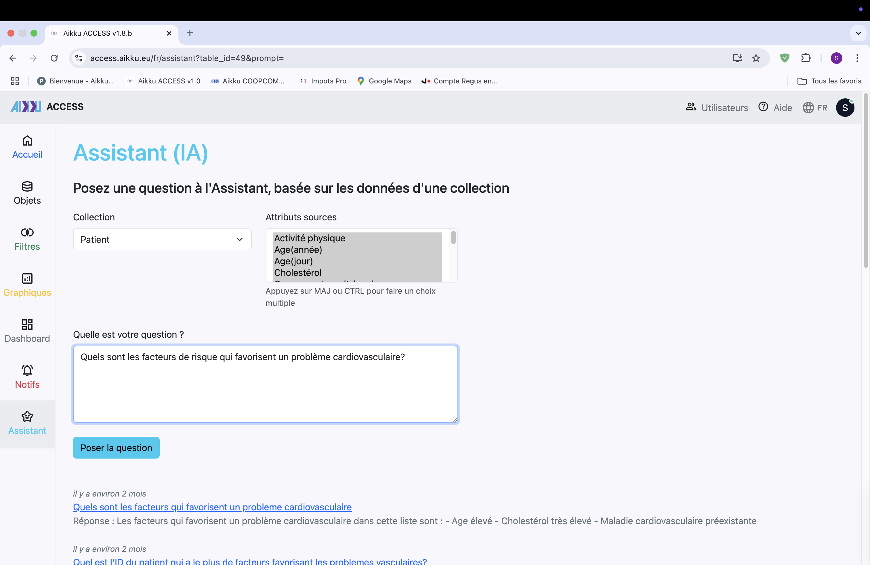 Aïkku ACCESS AI Assistant Page